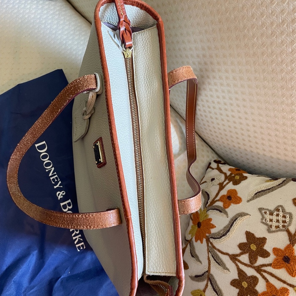 Dooney & Bourke Pebbled Leather Tote Bag - Picture 6 of 11